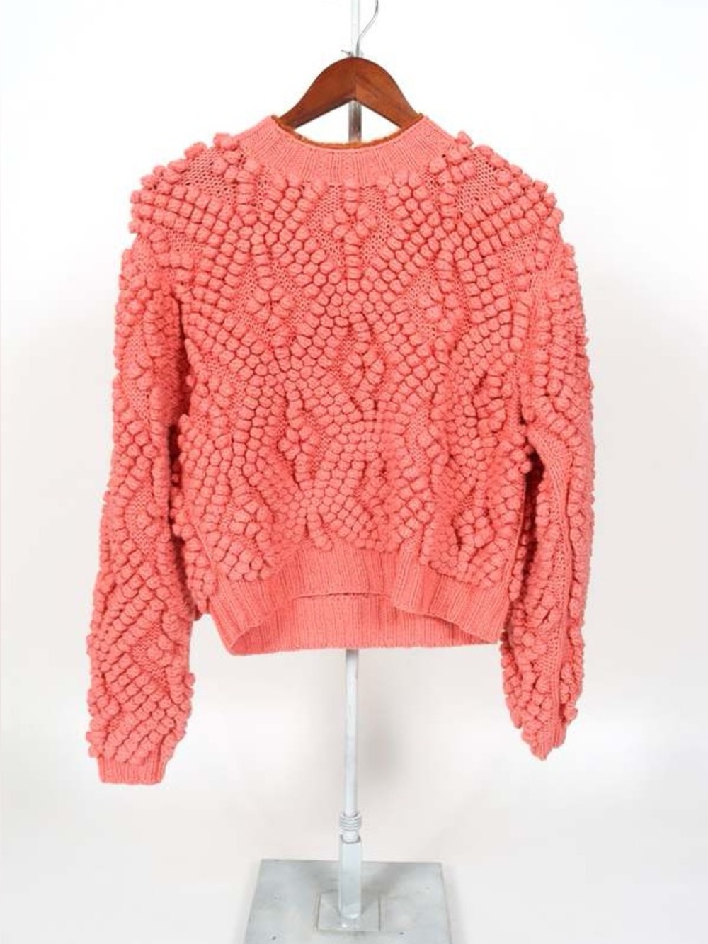 Ulla Johnson Kimberly Pullover sweater bubble/diamond knitting Size Petite Small